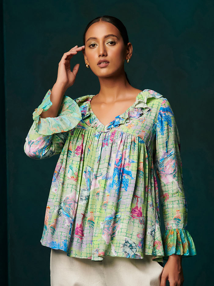 Medley Top - Green