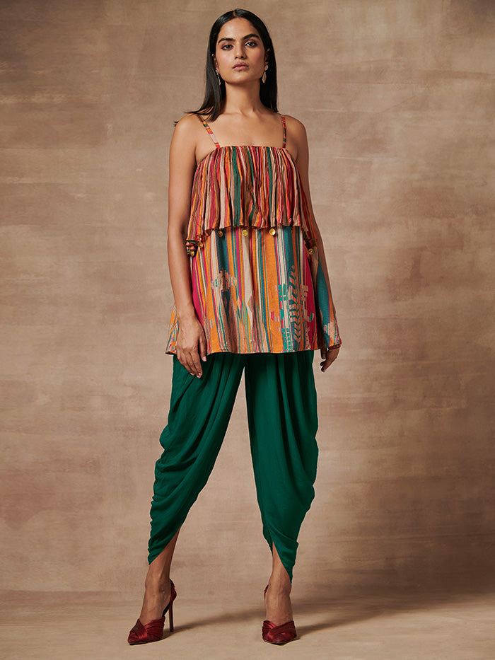 Myoko Multicoloured Layered Top