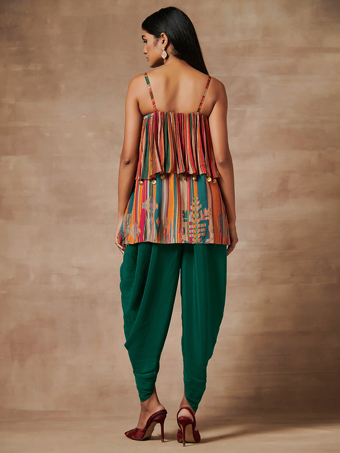 Myoko Multicoloured Layered Top