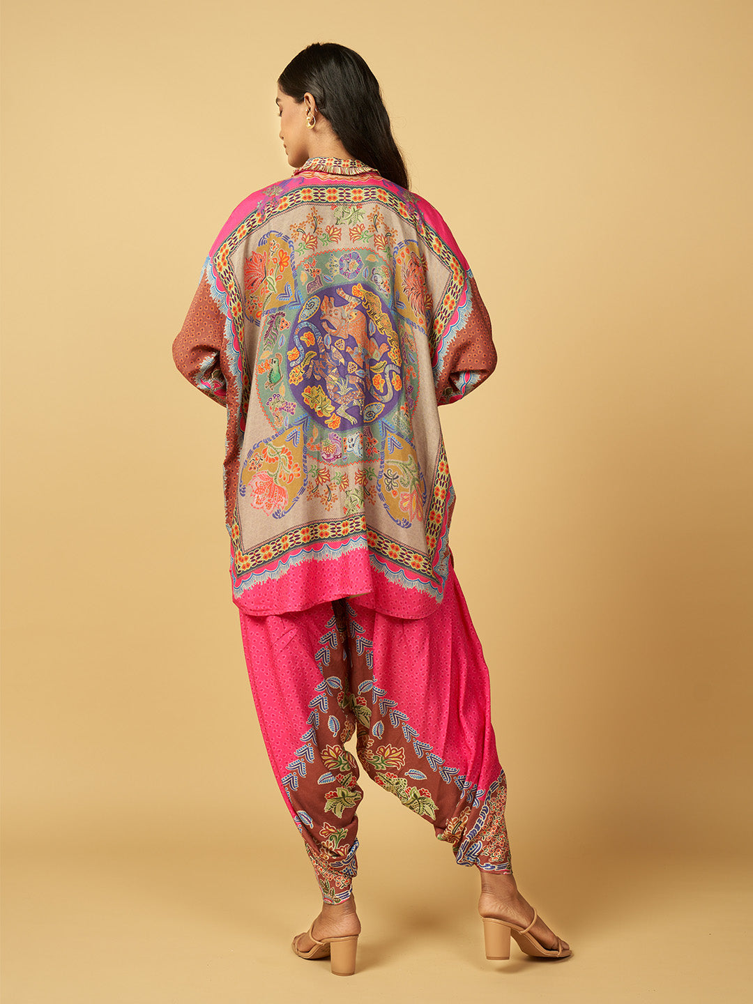 Grey & Pink Co-ord Set| Shop Saundh Co-ords