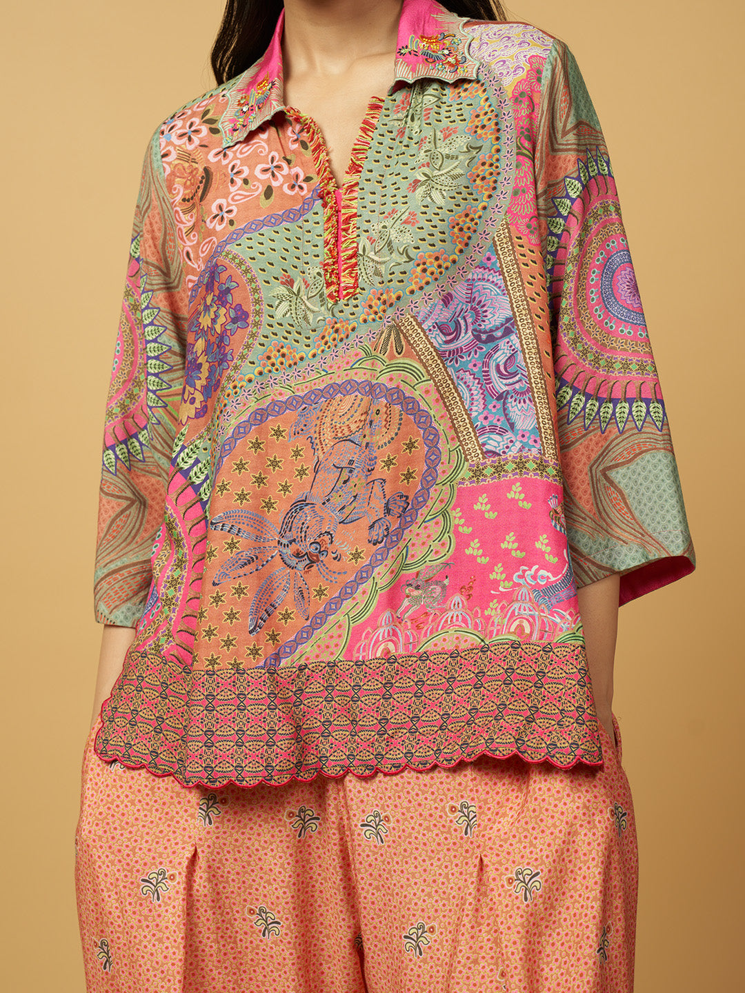 Peach  Co-ord Set | Shop Saundh