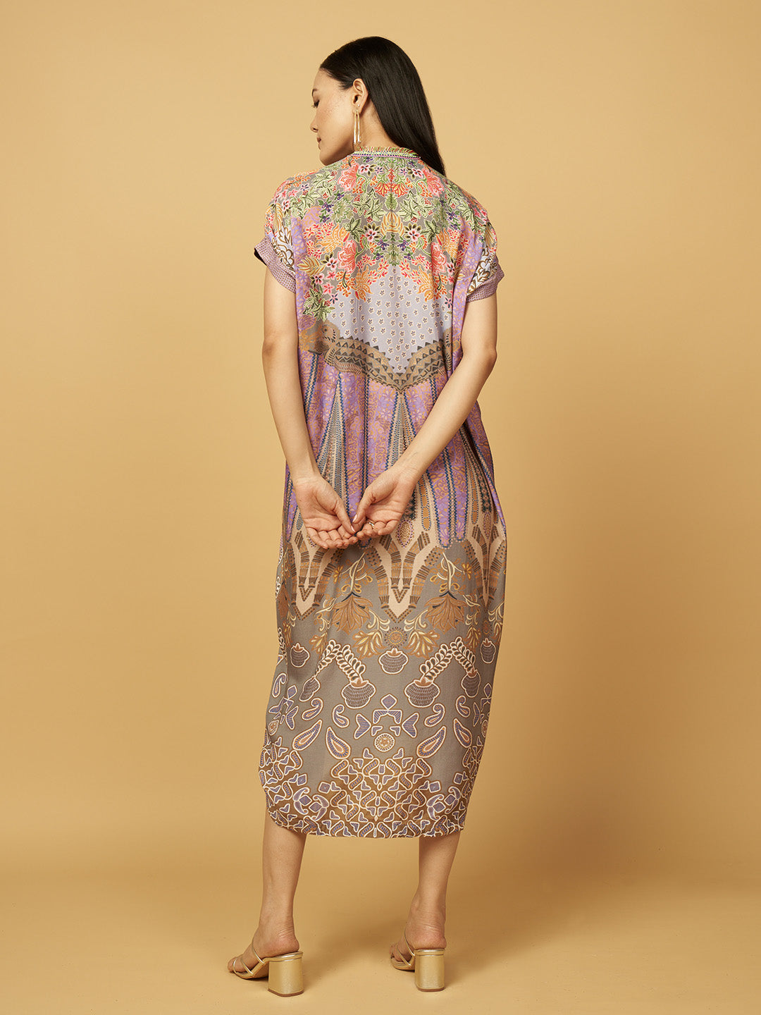 Grey Kaftan Dress | Shop Saundh