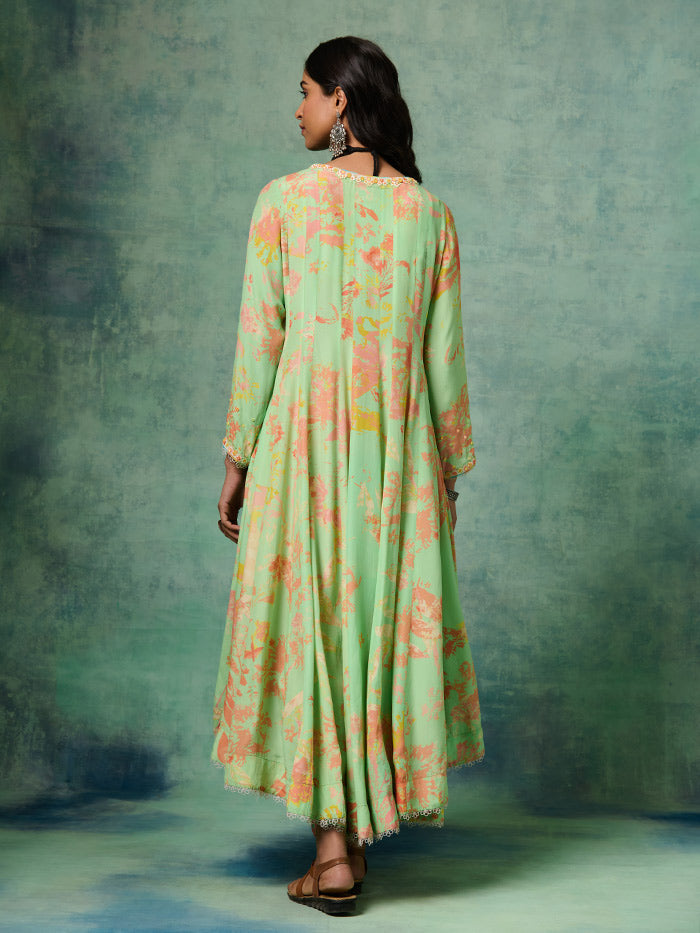 Preet Kurta Set - Green