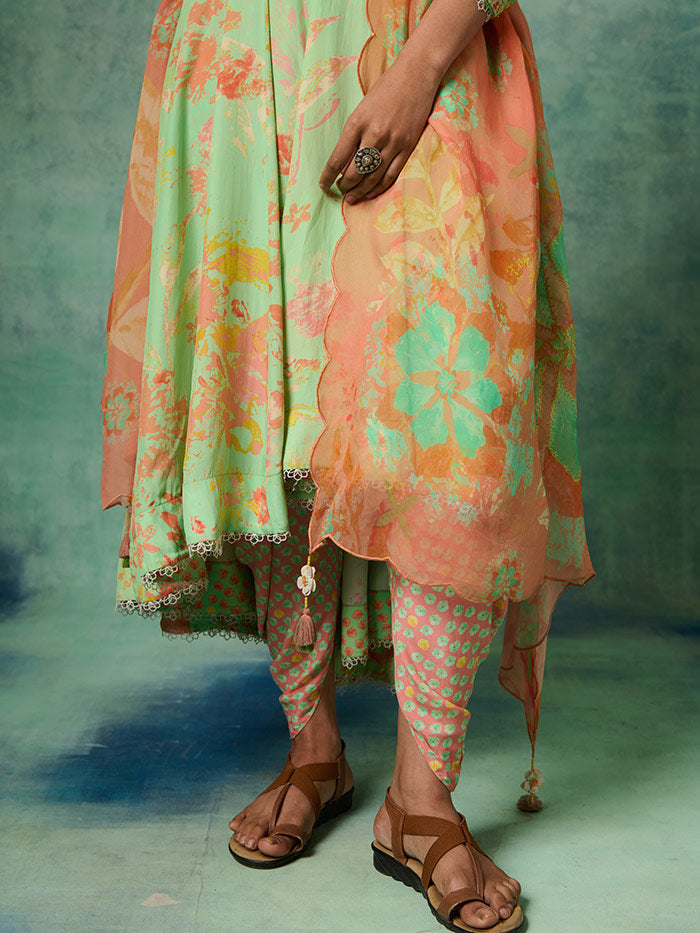 Preet Kurta Set - Green