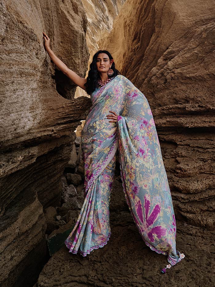 Chaaya Saree - Grey