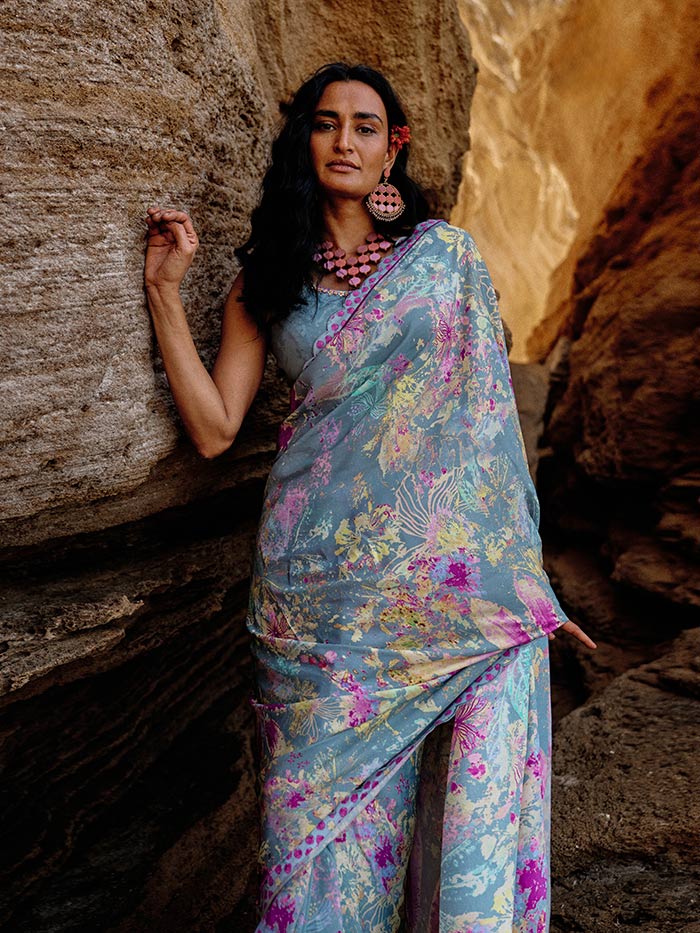 Chaaya Saree - Grey