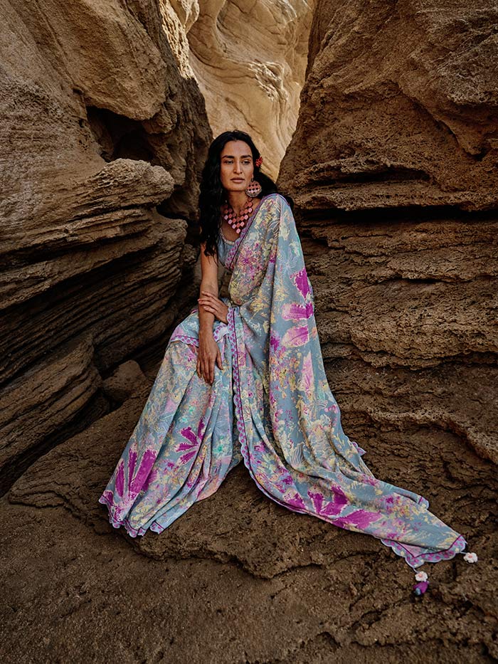 Chaaya Saree - Grey
