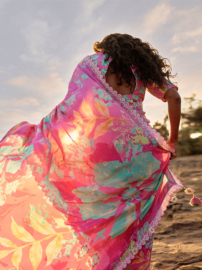 Alba Saree – Pink