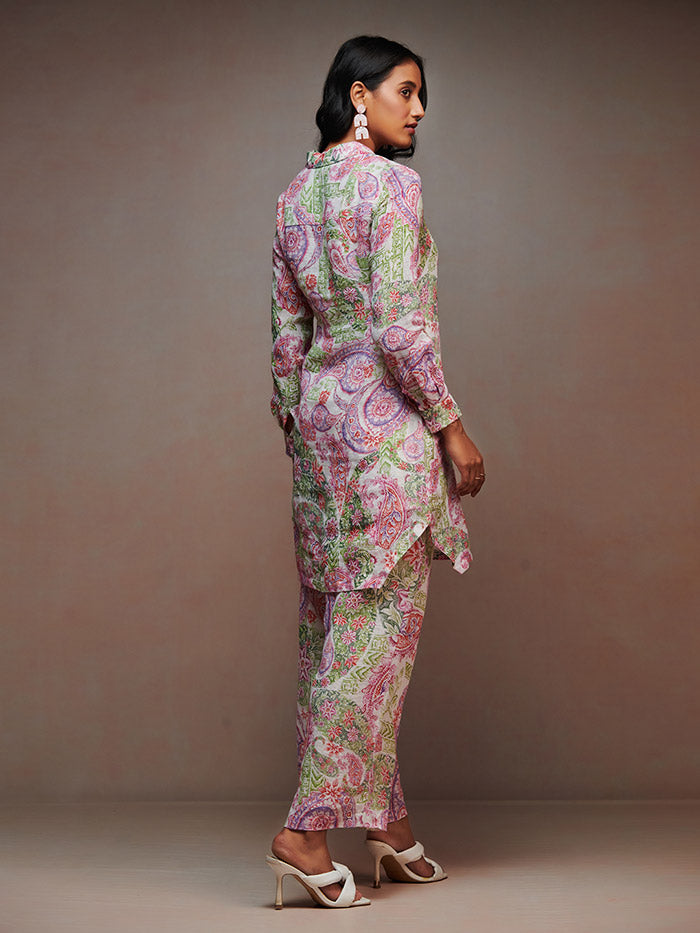 Paisley Co-Ord Set - Off White