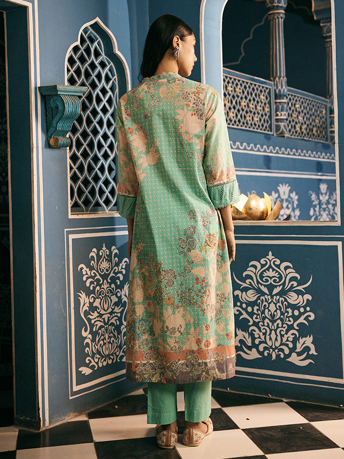 Chaitee Kurta Set - Blue