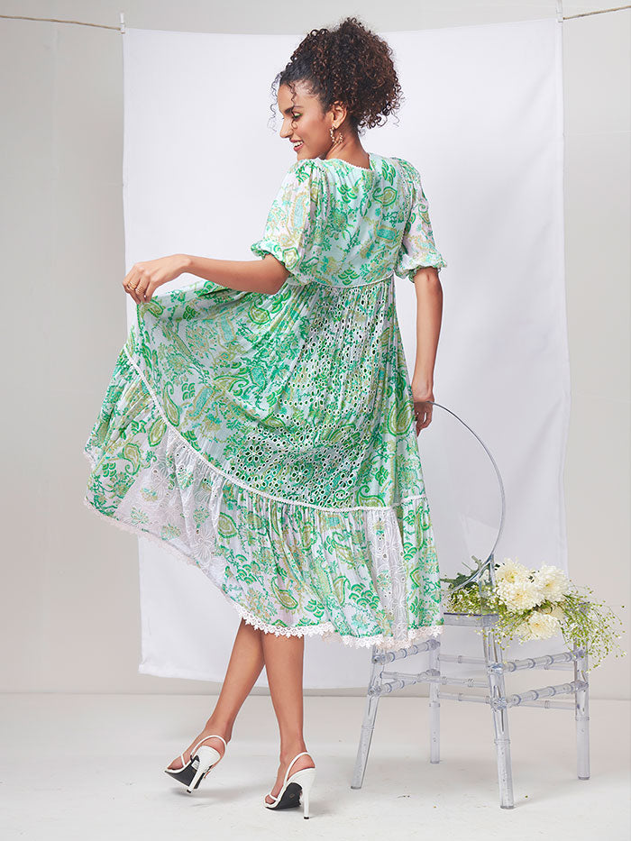 Prairie Dress - Green
