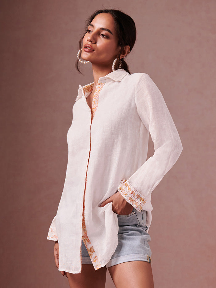 Sepal Shirt – White