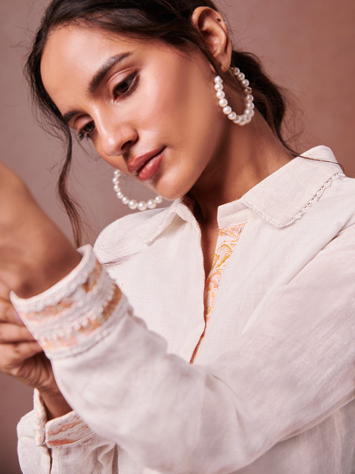 Sepal Shirt – White