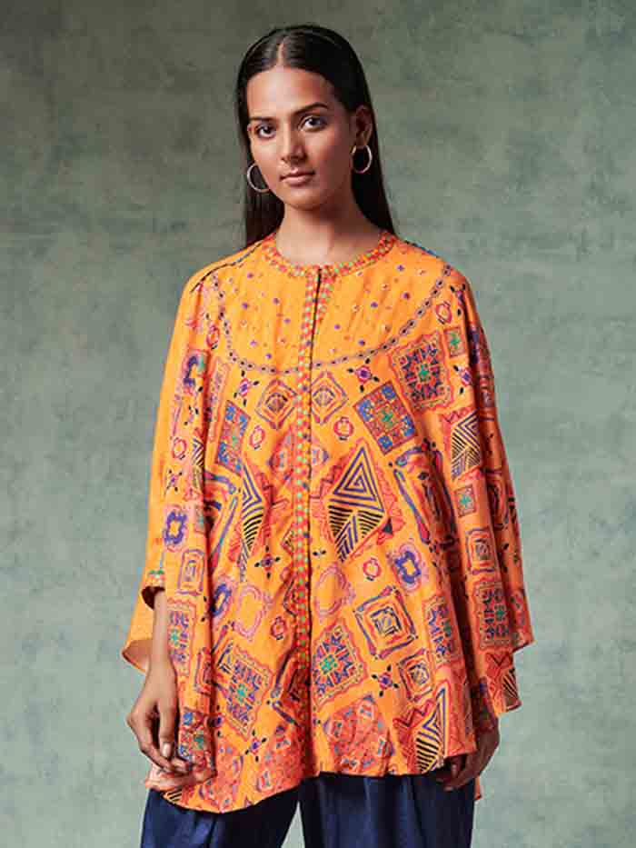 Nazm Top - Orange