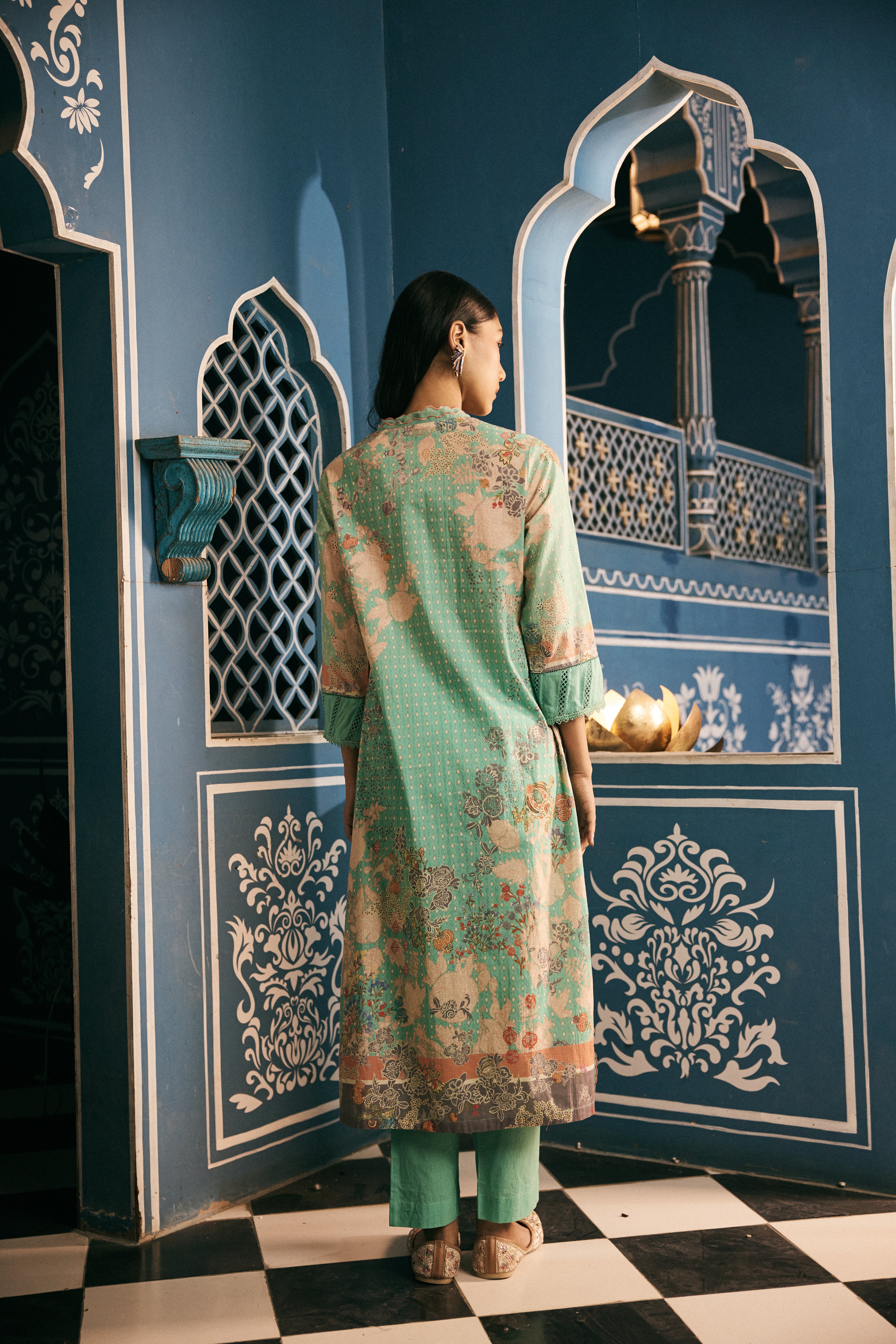 Chaitee Kurta Set - Blue