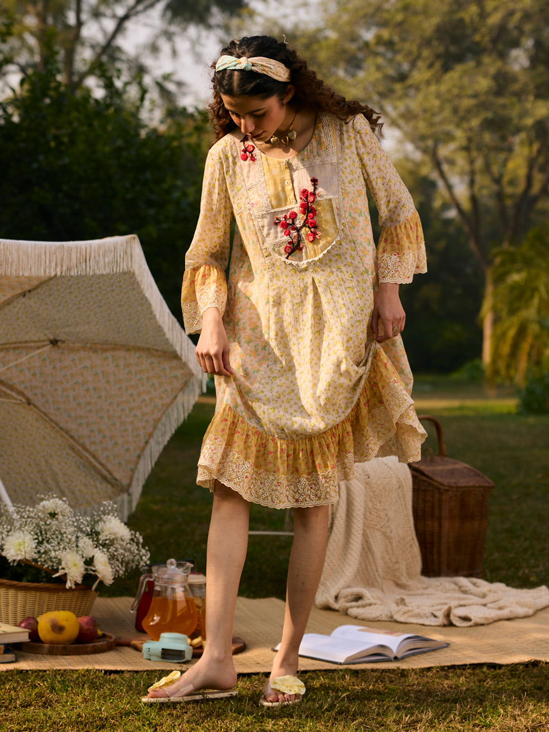 Rumani Dress - Off-white