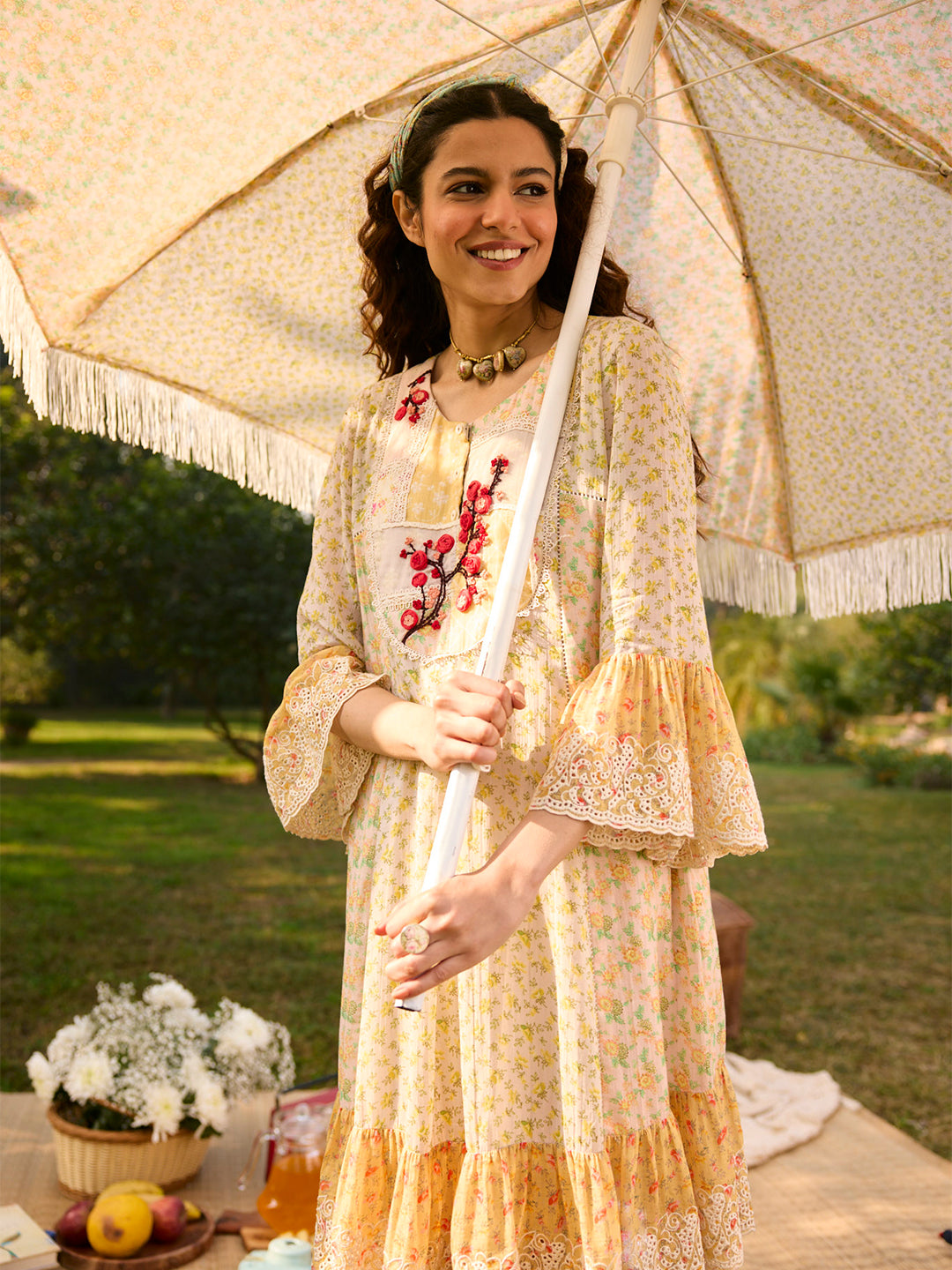 Rumani Dress - Off-white