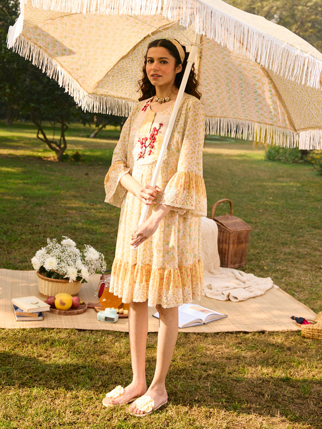 Rumani Dress - Off-white