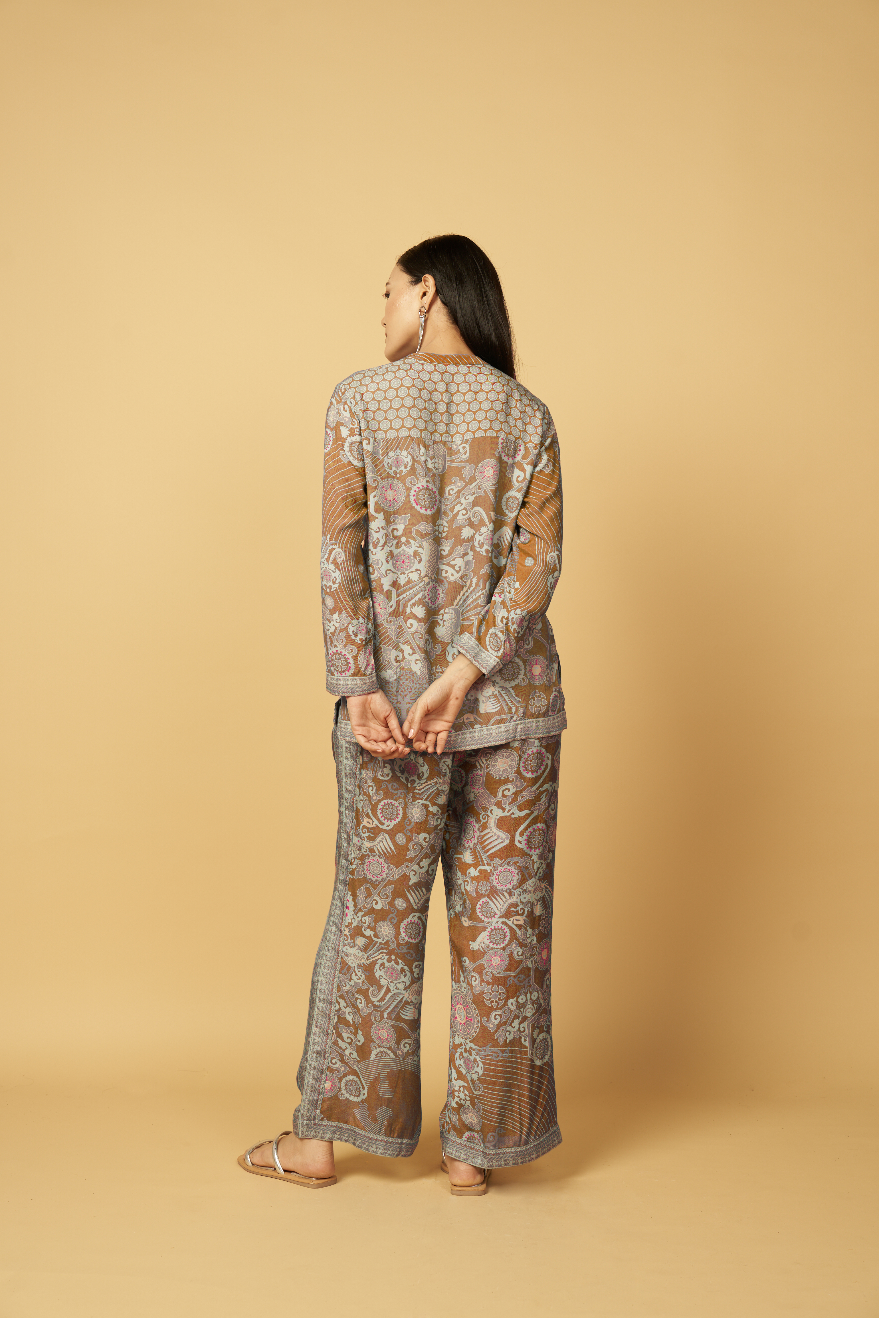 Bhumika Co-ord Set - Rust