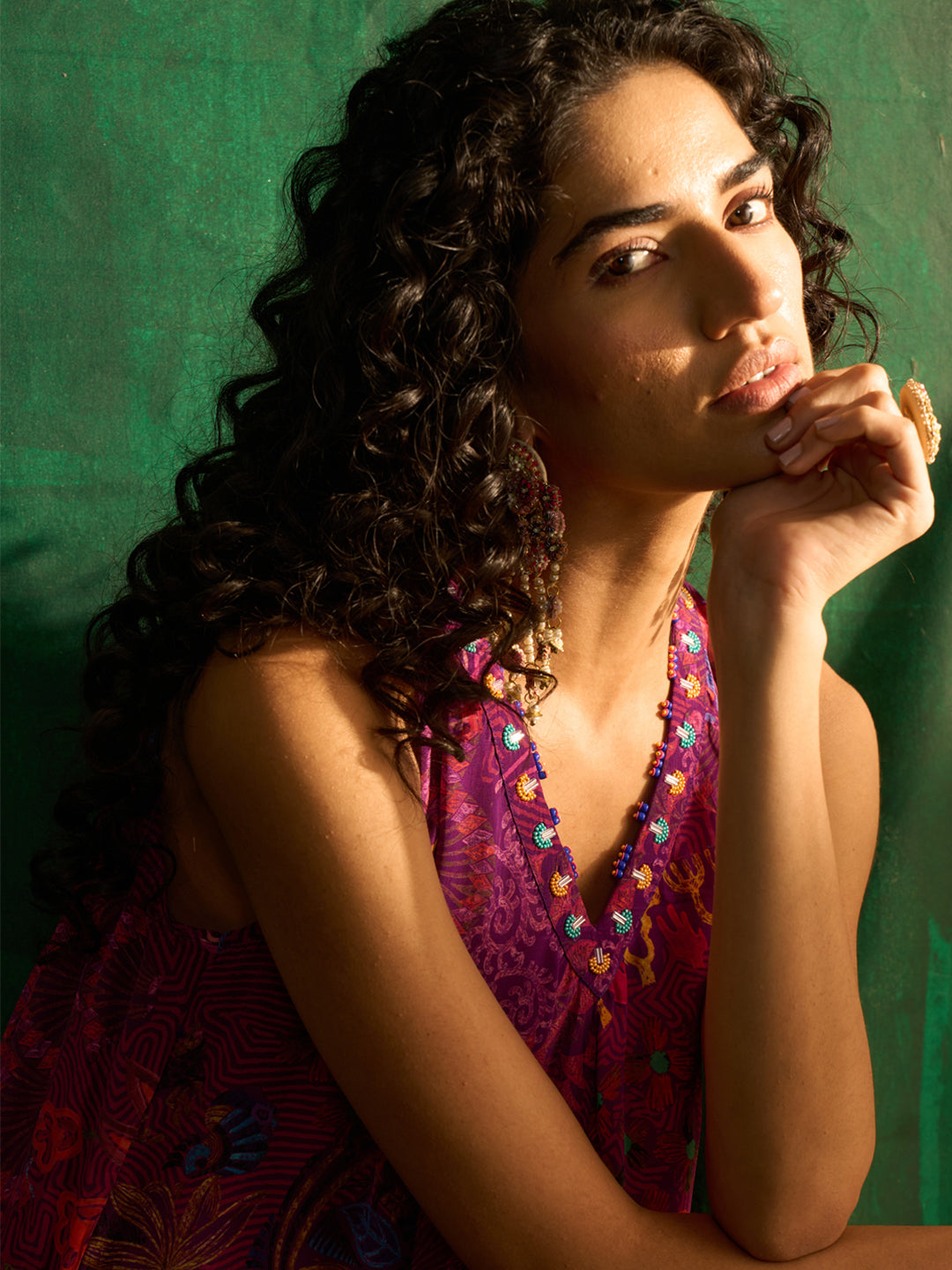 Swapan Jumpsuit- Purple