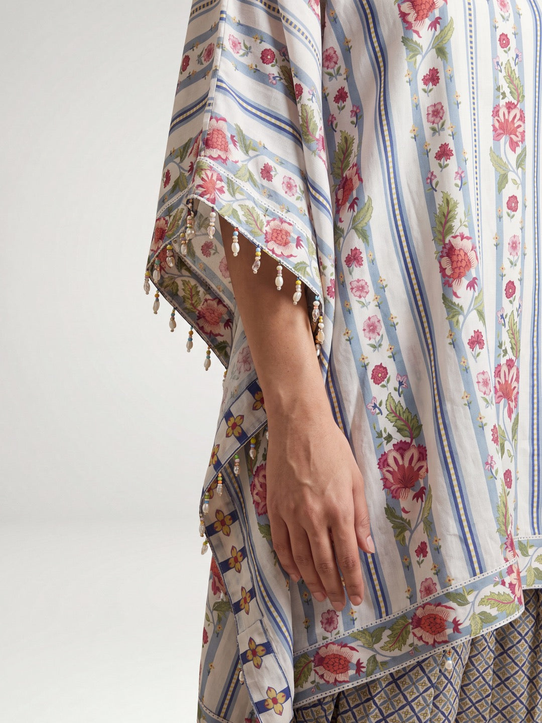 Bahaar Kaftan set - Blue