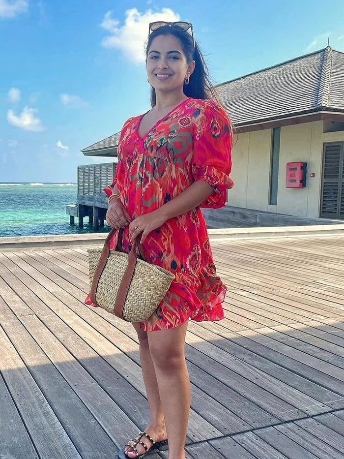 Norah Dress - Apricot