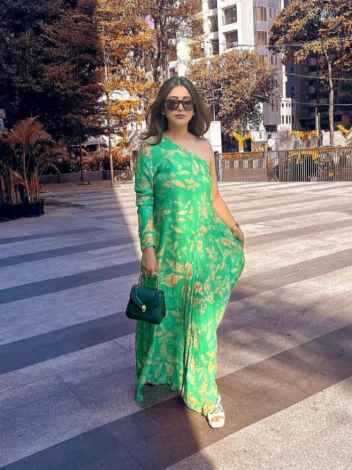 Off-shoulder Jumpsuit | Shop Saundh