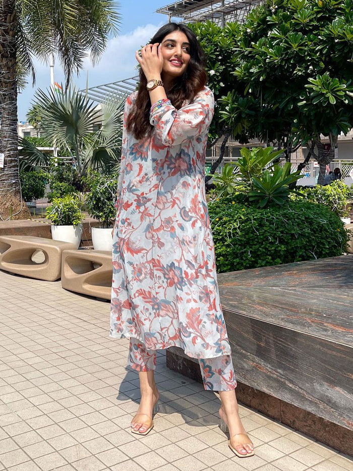 Vayu Lavender Kurta Set