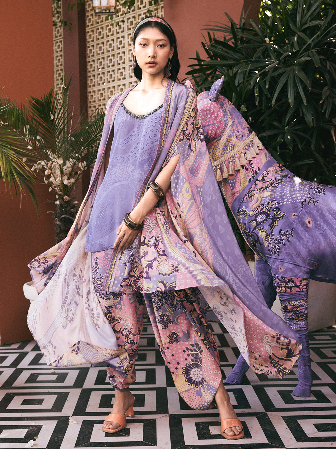 Kaya Co-ord Set - Purple