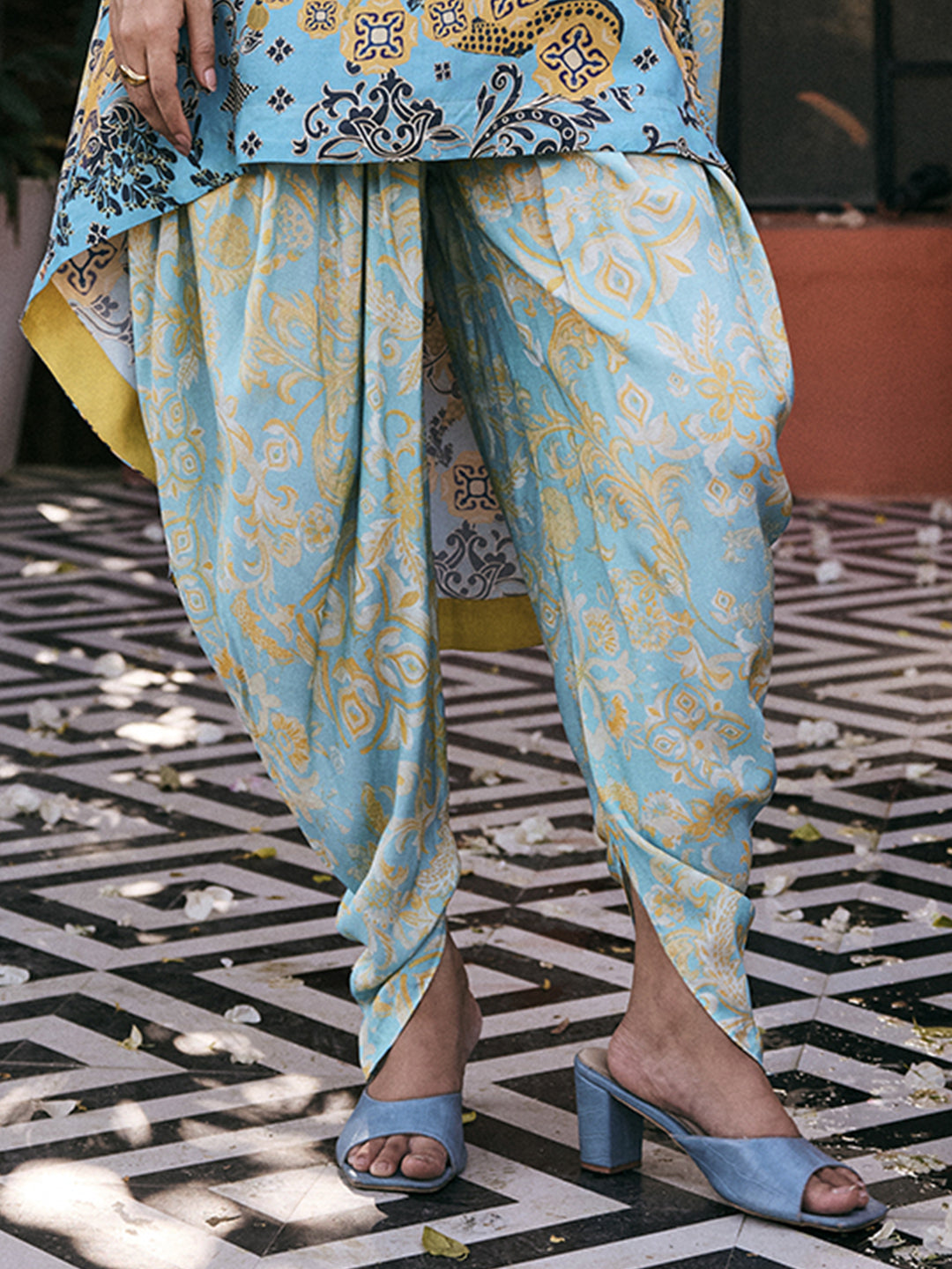 Zuberi Dhoti Pants - Blue