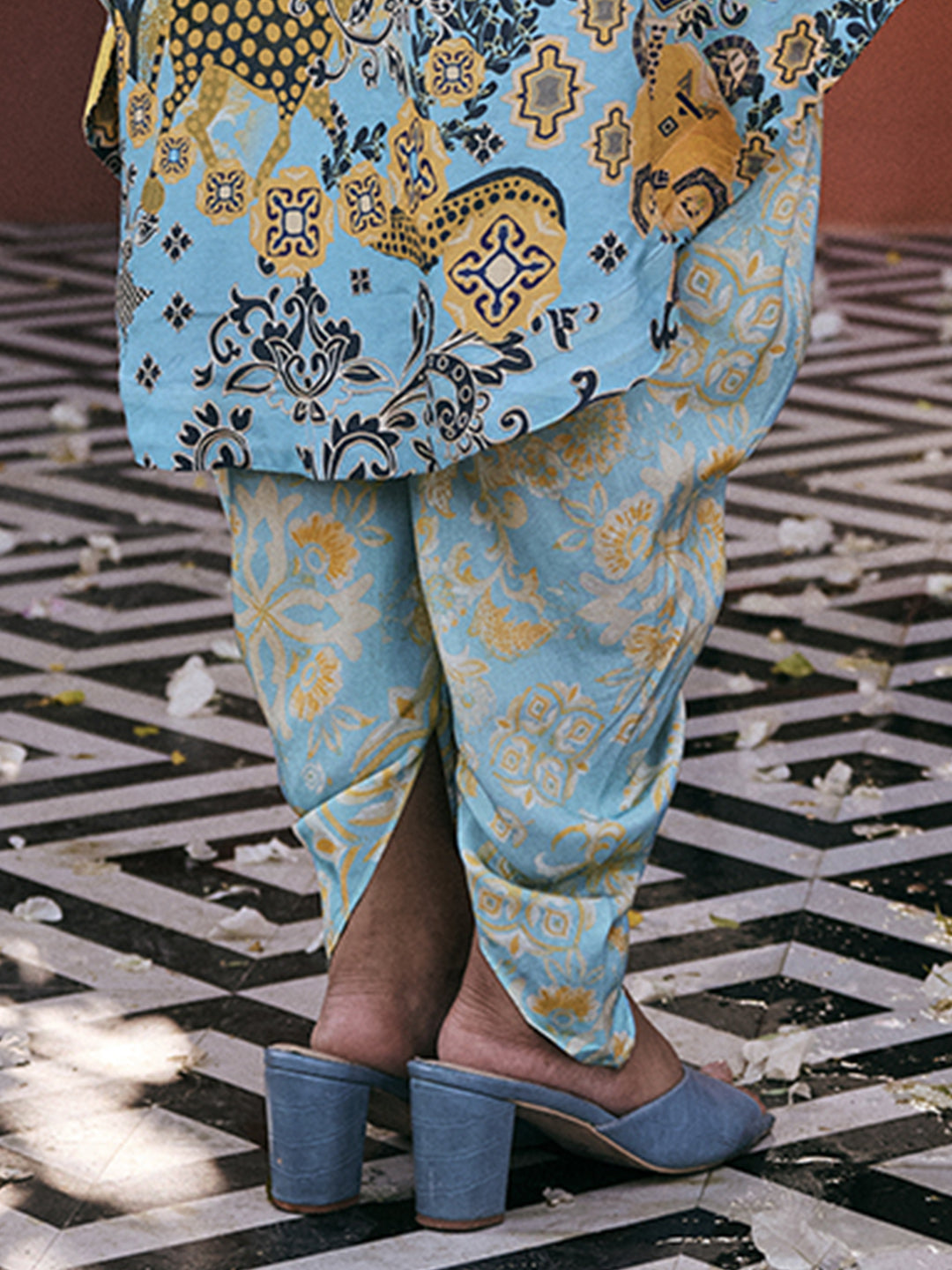 Zuberi Dhoti Pants - Blue