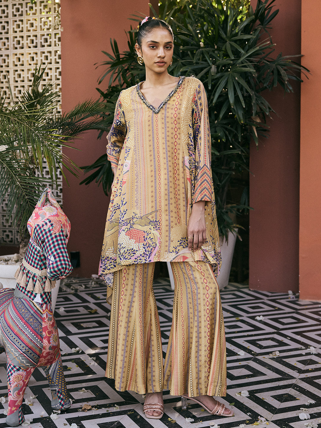 Baagh Co-ord Set - Yellow
