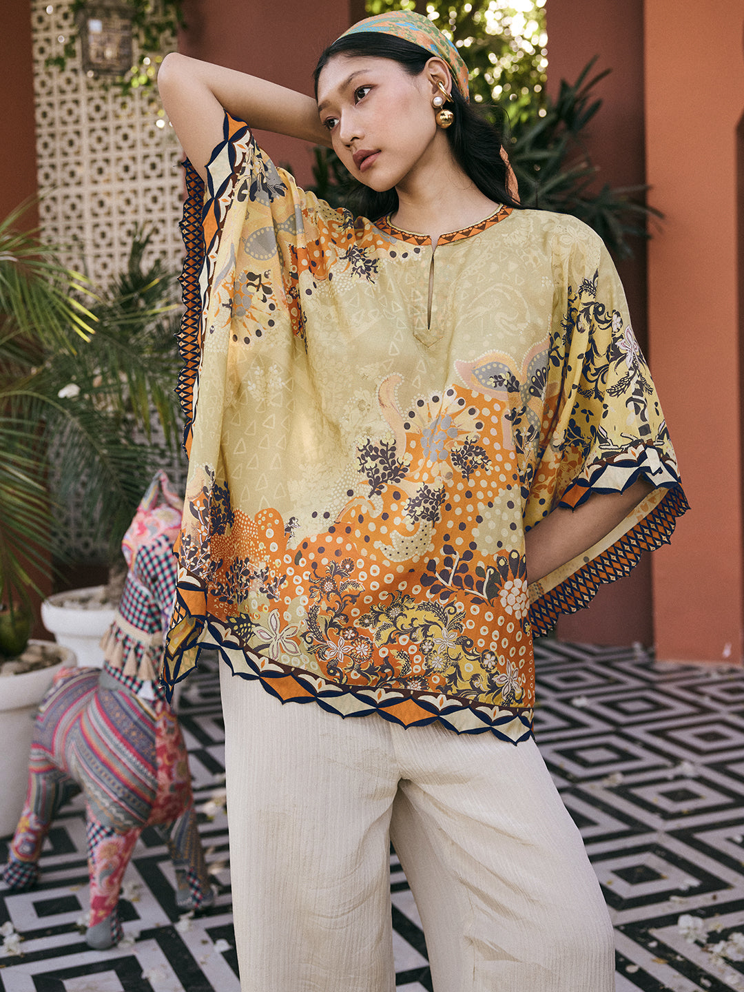 Titli Top - Yellow