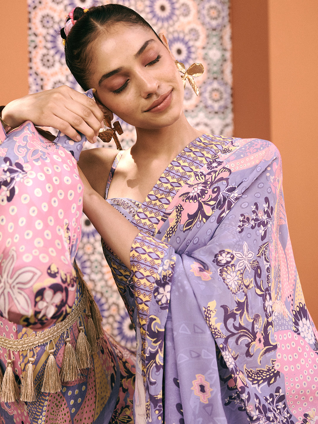 Vaid Saree - Purple