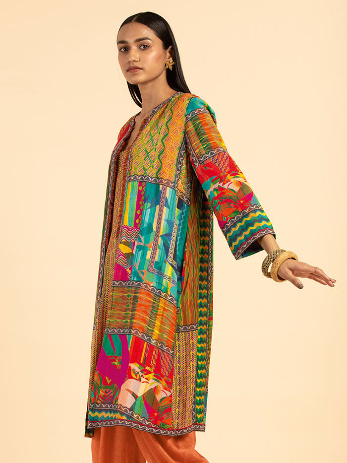 Twin Town Multicoloured Jacket