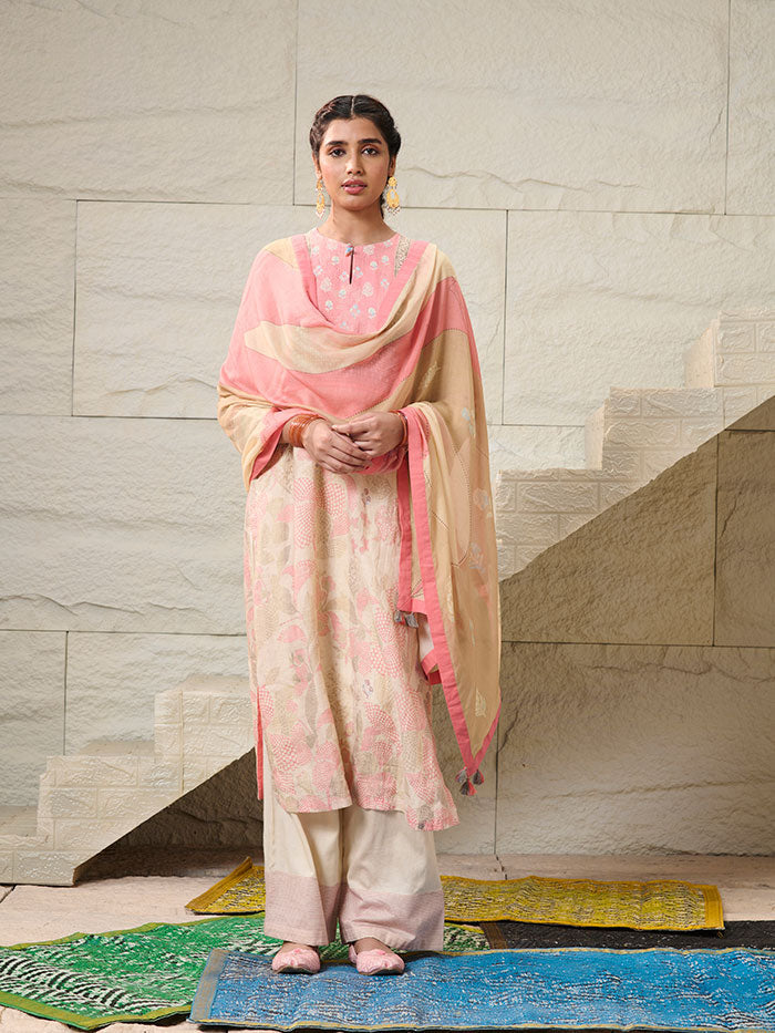 Aadya Linen Kurta Set| Shop Saundh