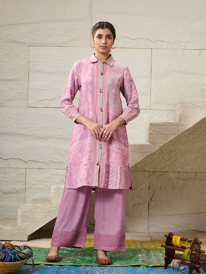 Ekam Co-ord Set - Purple