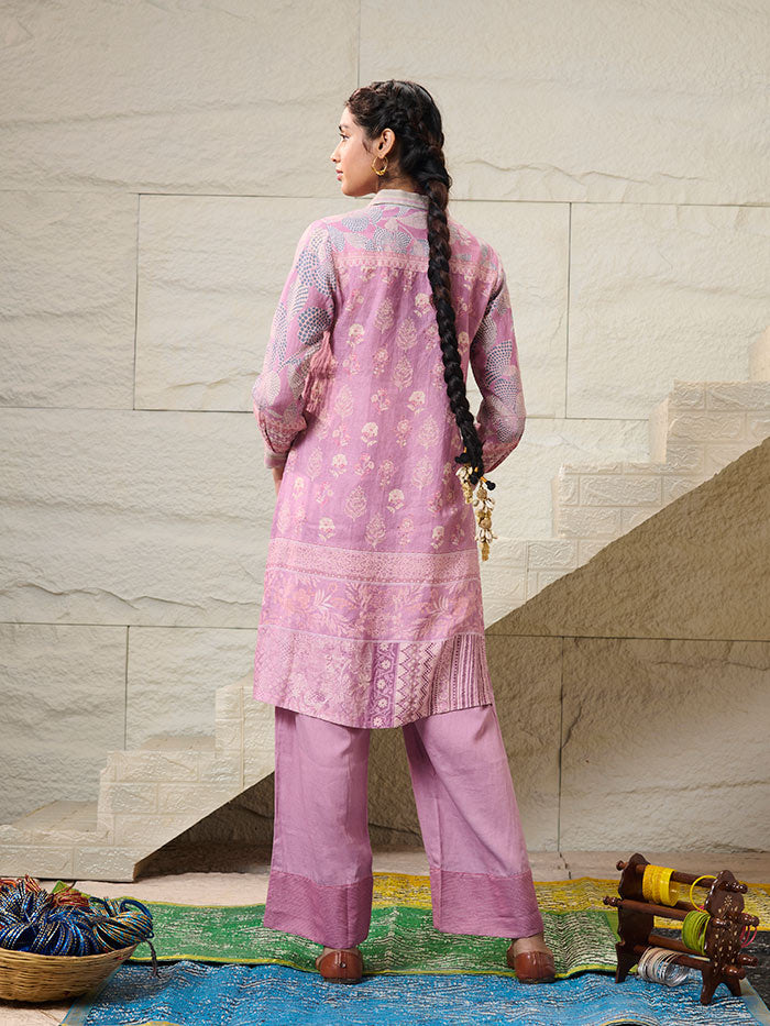 Ekam Co-ord Set - Purple