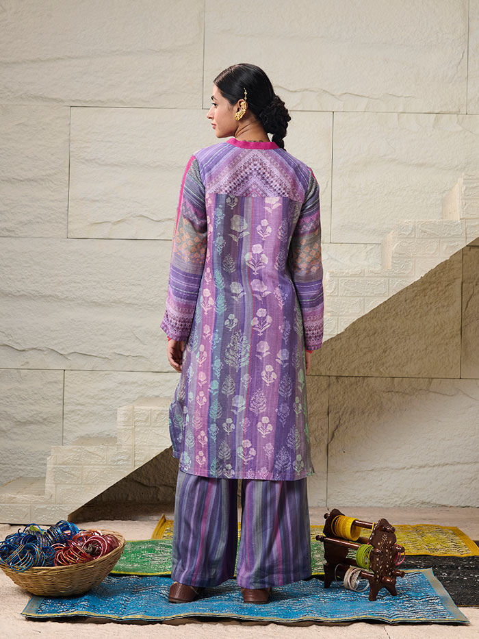 Reva Purple Co-ord Set | Shop Saundh