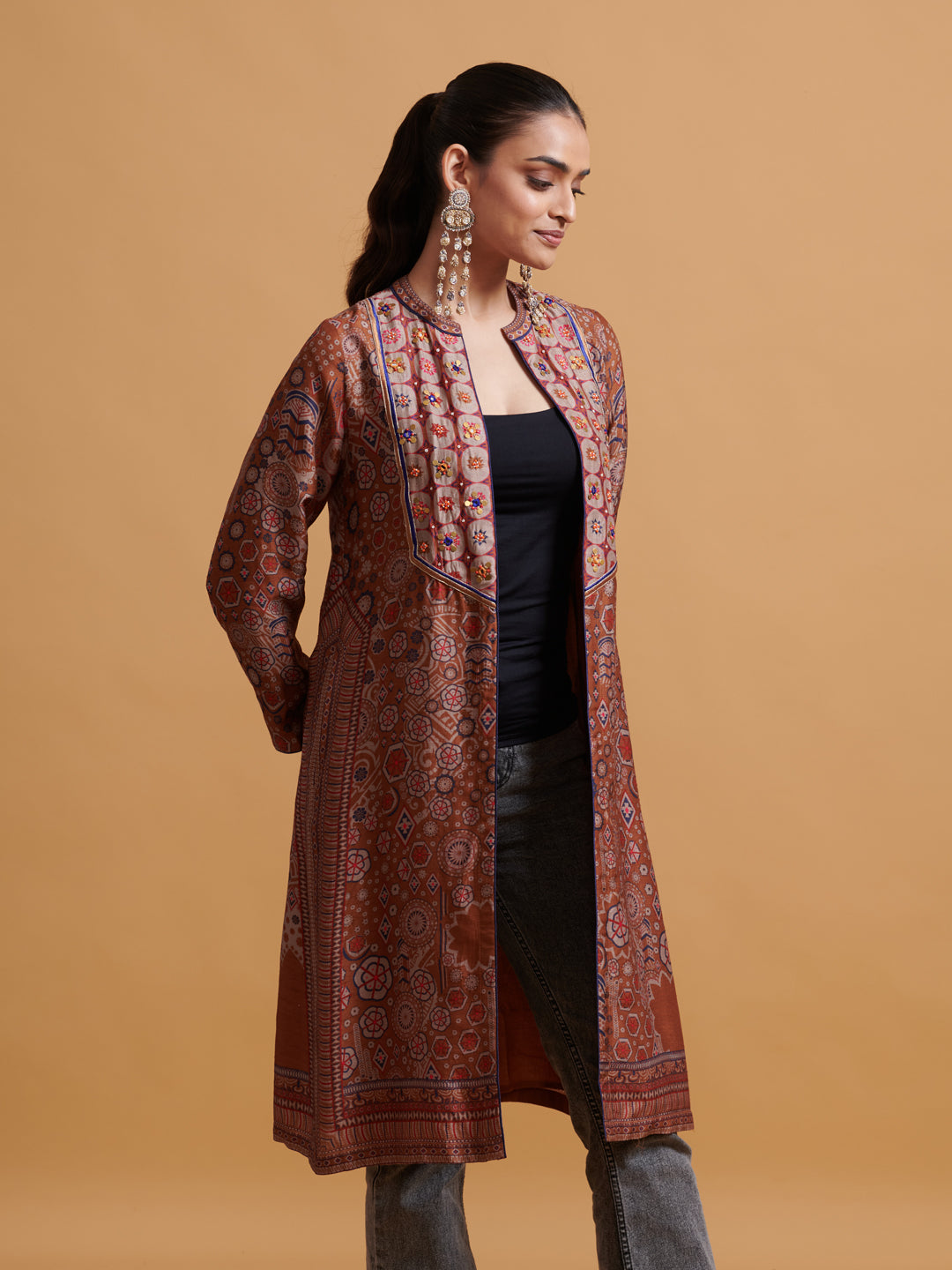 Reshami Jacket - Brown