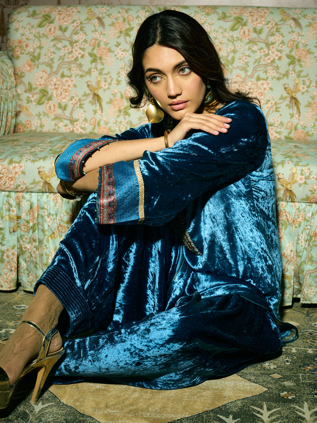 Nuksat Kurta Set - Blue