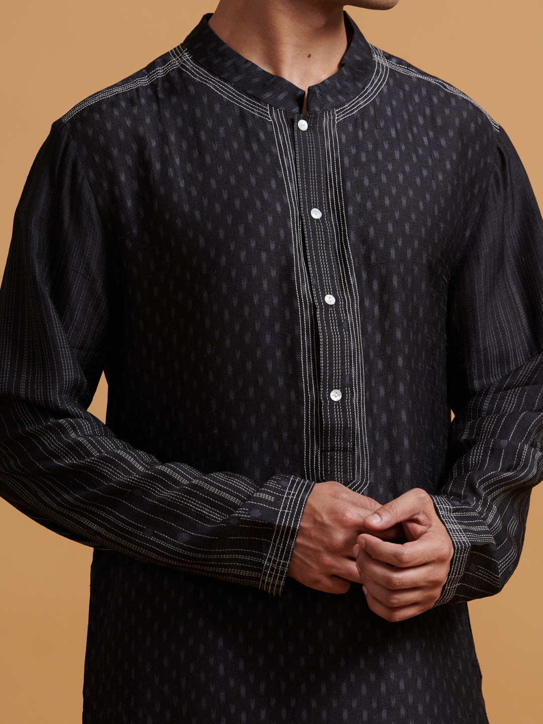 Rangrez Kurta - Black