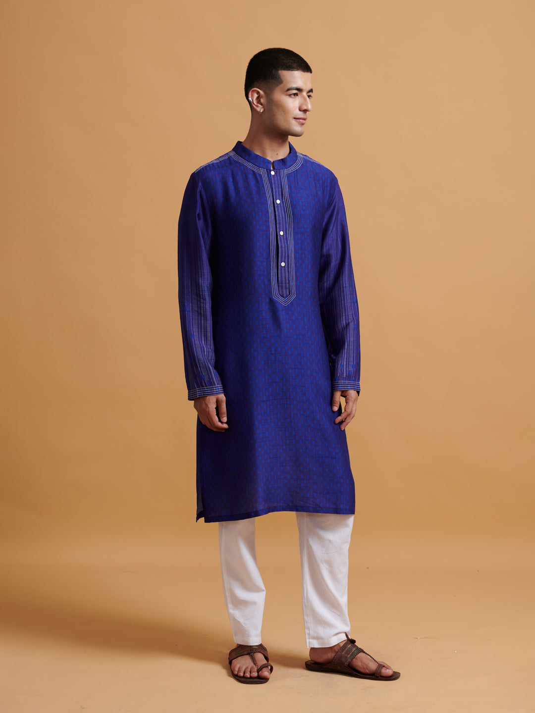Vyom Kurta - Blue
