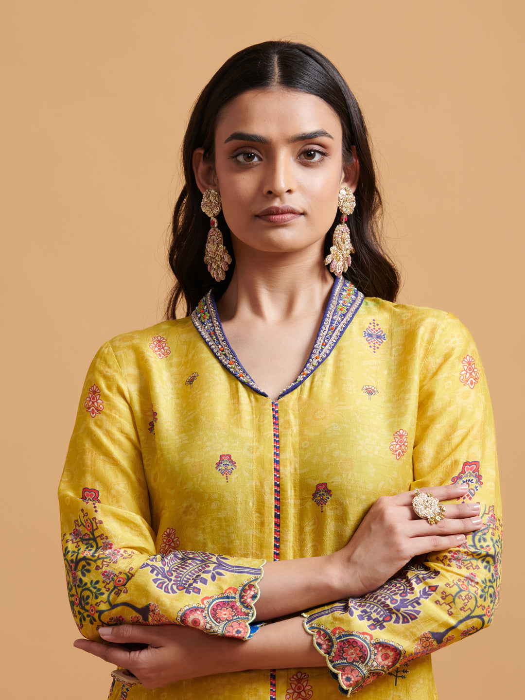 Amara Kurta Set - Yellow