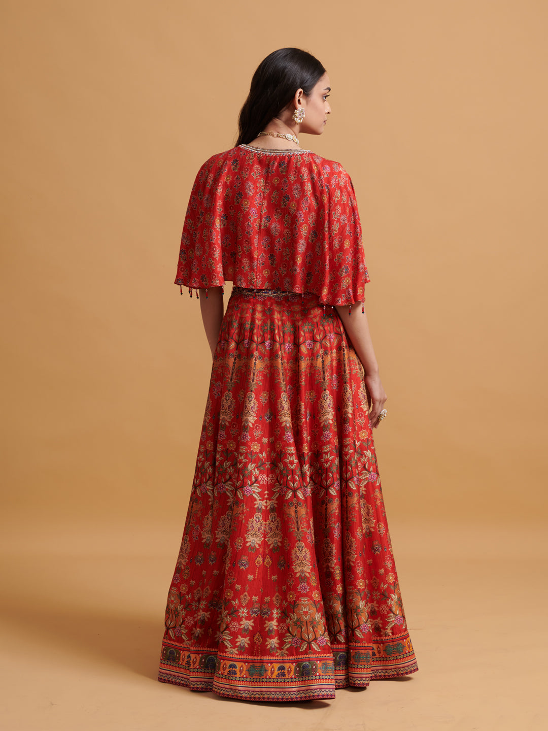 Samidha Lehenga Set - Red