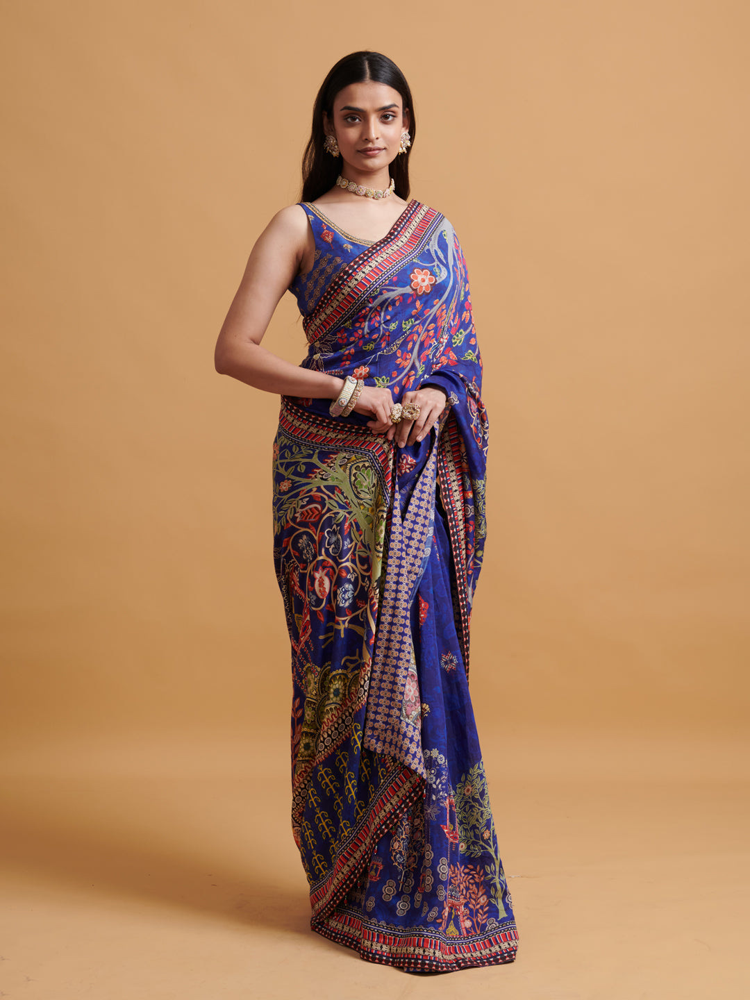 Sutradhaar Saree - Blue