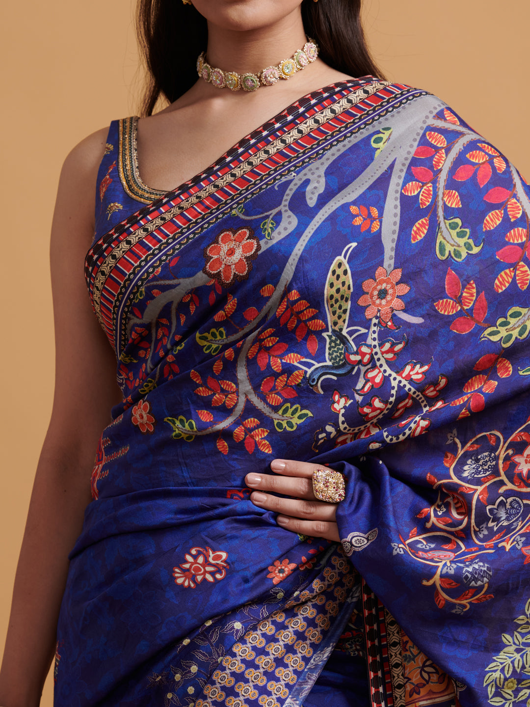 Sutradhaar Saree - Blue