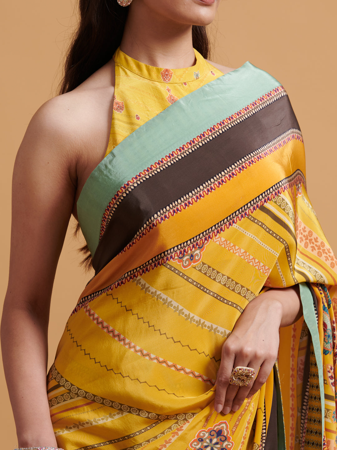 Pravriti Saree - Yellow