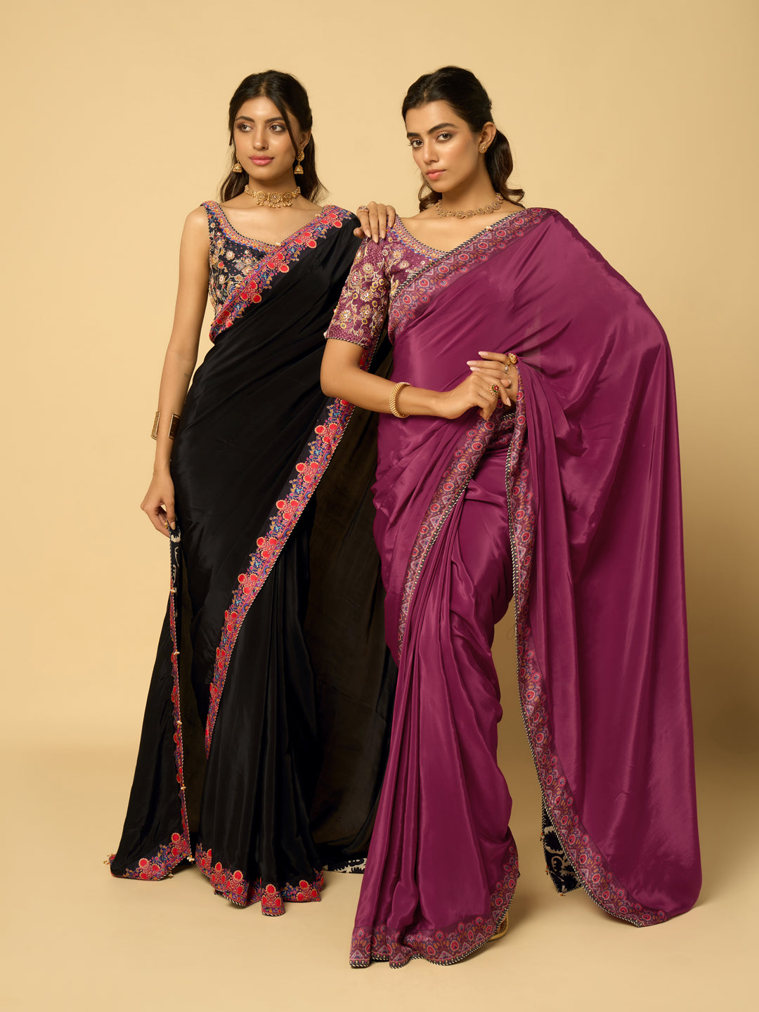 Eclipse Saree - Black
