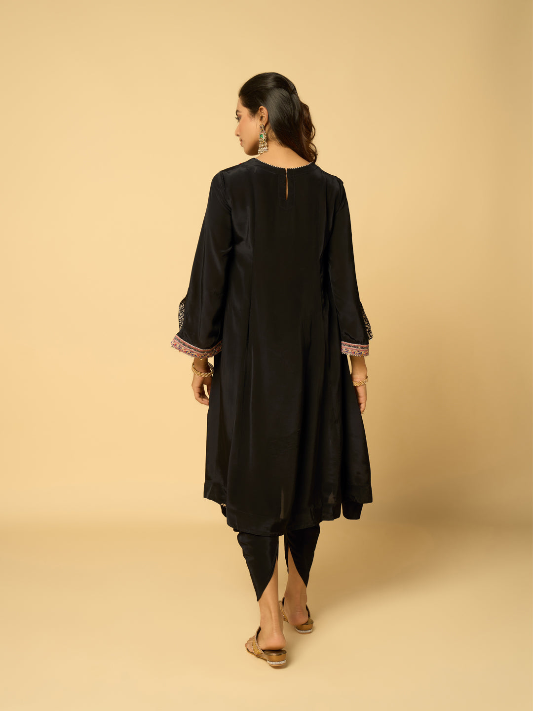 Bhoomi Co-ord Set - Black